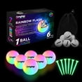 thumbnail image 1 of Juego de pelotas de golf KINGTOP Rainbow Flash LED multicolor, 1 of 9