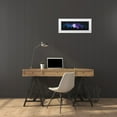 thumbnail image 3 of Bucheli, Amaya 24x11 White Modern Wood Framed Museum Art Print Titled - Stars over the Mountains, 3 of 4