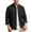 hgg119-Black, variant on Men's Cotton Linen Kung Fu Shirt Traditional Tang Suit, Vintage Long Sleeve Frog Buttons Lightweight Jacket