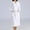 White, variant on Robes for Women Waffle Knit Bathrobe Soft Lightweight Knee Length Loungewear Kimono Robe With Pocket