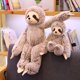 thumbnail image 2 of unidad de muñeco perezoso realista de 50cm/70cm, juguetes de peluche para niños, muñeca encantadora para novia, los mejores regalos, 2 of 5