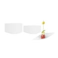 thumbnail image 2 of Restaurantware-1 Ounce Dipping Sauce Bowls, 100 Disposable Dipping Sauce Dishes - Canoe Shaped, Unique Design, White Plastic Small Dishes For Dips, Appetizers, Desserts, Or Samples, 2 of 11