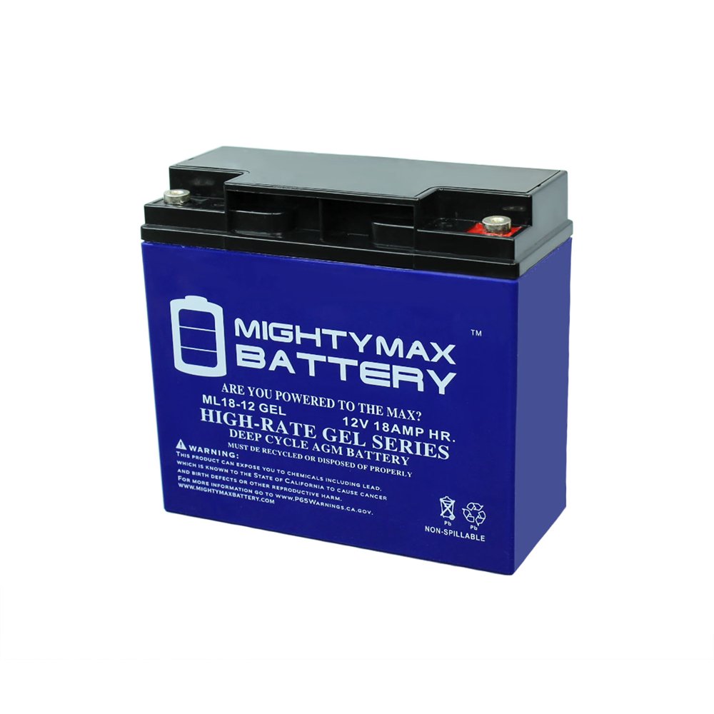 12V 18AH GEL Replacement Battery for Champion Generator 9000 Walmart