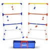 Premium Ladder Golf Ball Toss Game Set with 6 Bolas and Carrying Case - Blue/Red/White