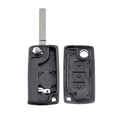 thumbnail image 3 of YSX 3 Button Replacement Fob Key Case Uncut Blade For Peugeot 207 307 407 308 607 For Citroen 3 Button Without Slot black, 3 of 9