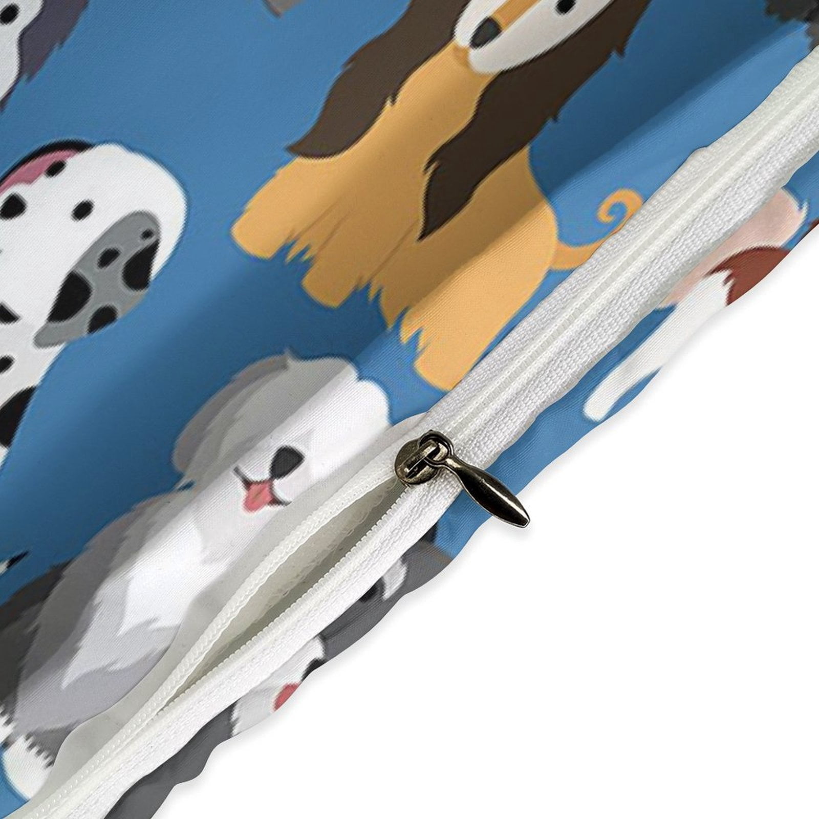 3 Pcs Soft Bedding Set, Includes 1 Duvet Cover with Zipper And 2 Pillow Shams,Animal Dog Cute Paw Print Twin(86"x70")