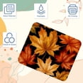 thumbnail image 3 of Maple Leaves Square Gaming Mouse Pad, 8.3x9.8 Inch Non-Slip Rubber Bottom Printed Mousepad for Office and Gaming, 3 of 6