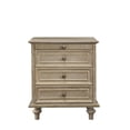 thumbnail image 3 of Farmhouse Nightstands with 4 Drawer,Wood Storage End Table with Hidden Pull-Out Shelf, Large Side Table with 4 Solid Wood Feet and Metal Handle,Easy Assembly,Natural, 3 of 6