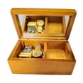 thumbnail image 4 of segolike Wooden Jewelry Music Box Creative Crafts Gift yellow, 4 of 9