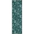 thumbnail image 2 of Addison Rugs Mayfield Washable Transitional Floral Teal Runner Rug, 2'3" x 7'6", 2 of 5