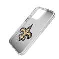 thumbnail image 2 of New Orleans Saints Linen Logo iPhone Clear Case, 2 of 6