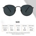thumbnail image 2 of Fashion trend casual sunglasses outdoor driving travel sunglasses, made of PC and metal, 2 of 5