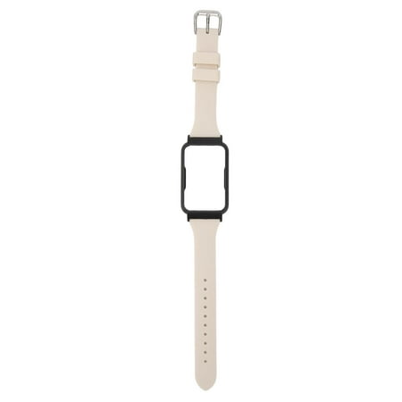 Watch Band Strap with Case Replacement Silicone Wristbands Band Watch Accessory for Oppo Free White