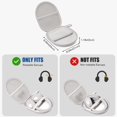thumbnail image 3 of Funda para auriculares ProCase Hard Universal para Sony JBL TOZO, color gris, 3 of 8