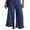 Ashleigh Blue, variant on DOKOTOO Women Wide Leg Jeans High Waisted Stretch Denim Elastic Waist Ruffle Hem Flare Pants Vintage Loose Fit High Rise Baggy Jeans