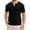 Black, variant on Bnwani Shirts for Men Short Sleeve Casual Shirts Crew Neck Tee Khaki 2XL