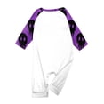 thumbnail image 3 of 220GSM Purple Drip Ghost Raglan Family Pajamas, Happy Halloween Matching Loungewear for Family Holiday Photos(Baby12 Months), 3 of 3