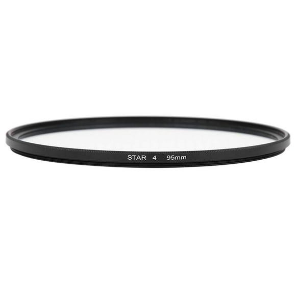 Lente Star Filter, 95 mm, 4 líneas, fotografía nocturna con luz estelar