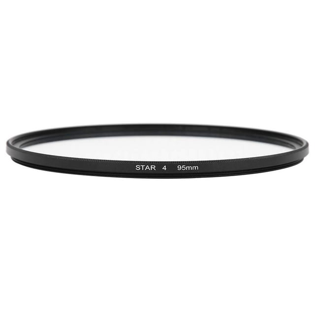 Lente Star Filter, 95 mm, 4 líneas, fotografía nocturna con luz estelar