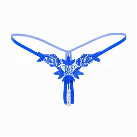 Women s PantiesWomen Panties Low Waist Thongs Underwear Panties Lingerie for Women for Sex WomensPendant Pearl G String