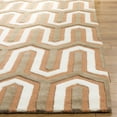 thumbnail image 3 of SAFAVIEH Cambridge Oswald Geometric Wool Area Rug, Orange/Gray, 2' x 3', 3 of 8