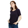 thumbnail image 5 of US Blanks Women's Loose Fit Boyfriend Tee, 5 of 5