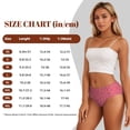 thumbnail image 2 of Womens Underwear - No Show Seamless Underwear for Women, Donut crumbs Print Soft Stretch Women's Panties, Hipster Ladies Panties Breathable Bikini Underwear Briefs, 2 of 5