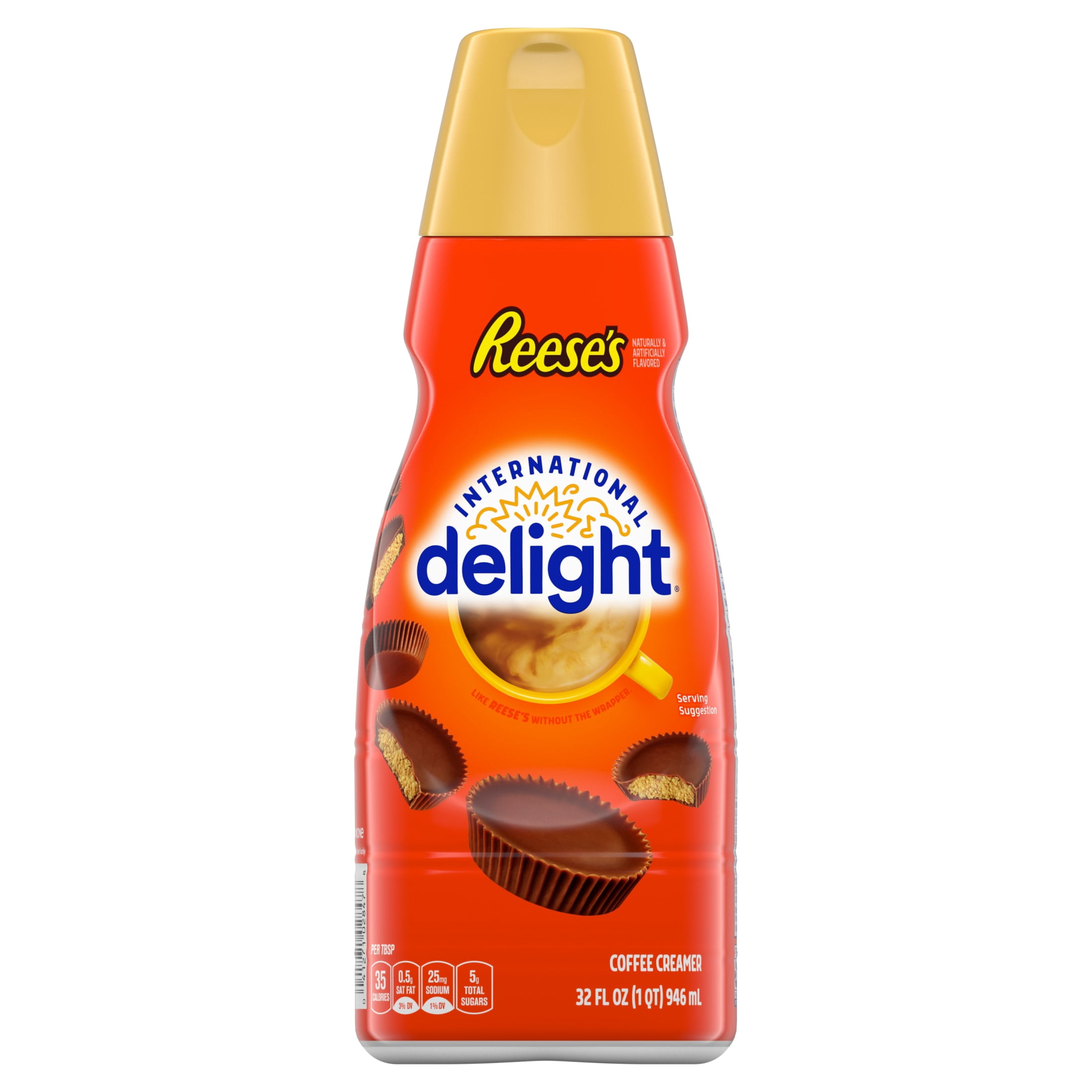 International Delight Reese’s Peanut Butter Cup Coffee Creamer, 32 fl. oz. Bottle