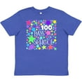 thumbnail image 3 of Inktastic 100 Days of School Pastel Stars Youth T-Shirt, 3 of 5
