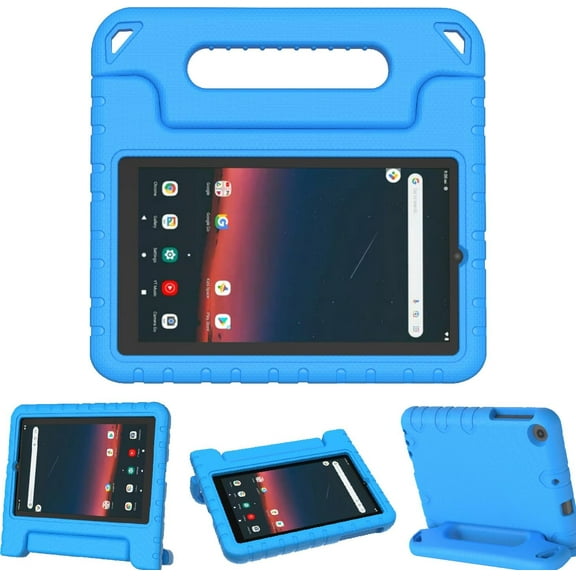 BMOUO Kids Case for Walmart Onn 7 inch Gen 3 2022 (Model:100071481), Light Weight Shockproof Convertible Handle Stand Case for Onn 7" Tablet 2022 (Only Fit for 2022, 3rd Gen), Blue
