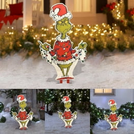Grinch Décorations De Noël Décorations De Sapin De Noël, Pendentif En Acrylique De L'Action De Grâce De Noël Décoration De Noël Verte Amusante Pour Fête De Famille Grinch Sapin De Noël