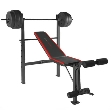CAP Strength Standard Combo Bench with 100 lb Weight (Best Home Bench Press Equipment)
