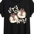 thumbnail image 3 of Disney - Let's Go Nuts - Women's Oversized T-Shirt, 3 of 5