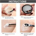 thumbnail image 1 of Mini cuchara de espátula cosmética, espátula de cuchara de maquillaje de metal, espátula de belleza para cosmética facial, máscara de crema facial (5 piezas, plata), 1 of 2