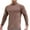 Brown, variant on Mlzmgr Mens Shirts M-3XL Crew Neck Long Sleeve Loose Fitted Sports Gym Shirts for Men Workout Casual Tops
