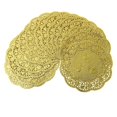 thumbnail image 4 of 100PCS 3.5 Inch Oil-Absorbing Lace Doilies Disposable Cake Box Liner Round Packaging Paper Pad, 4 of 4