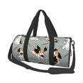 thumbnail image 1 of Fotbe Funny Beagle Active Dog Bolsa Deportiva de Lona Plegable con Estampado, Bolsa de Gimnasio con Bolsillo Seco/Húmedo, Bolsa de Viaje Ultraligera de Gran Capacidad, 1 of 6