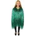 thumbnail image 3 of HPO Adult Unisex Thick Tinsel Carnival Jacket with Loose Fit, Green Color Costume Synthetic Fiber, 3 of 9