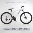 thumbnail image 2 of Bicicleta Neon De Montaña Rodada 26 21 Velocidades Color Blanco, 2 of 7