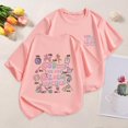 thumbnail image 2 of Shadoumai Girl's Graphic Tees Short Sleeve Crewneck T Shirts Casual Summer Tops Cute Preppy Clothes, 2 of 4