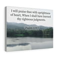thumbnail image 5 of Scripture Walls Psalm 119:7 Righteous Judgments Bible Verse Canvas Christian Wall Art Ready to Hang Unframed, 5 of 10