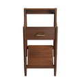 thumbnail image 6 of Vanity Cabinet (Sink not included), Walnut, Wood, Mid Century Hotel Bedroom Bathroom, Modern Contemporary HB36348, 6 of 9