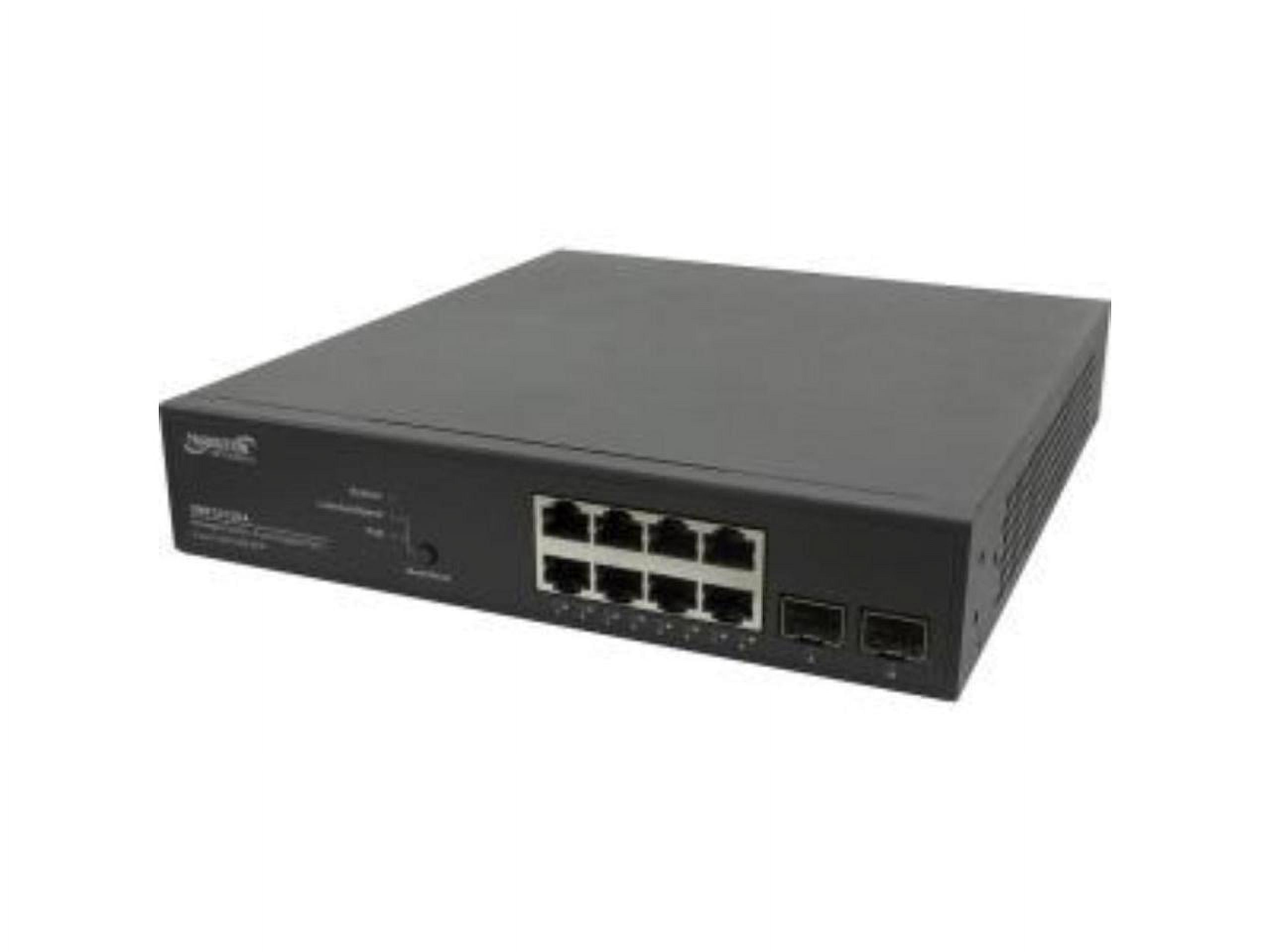 Transition Networks 8-Port Smart Managed PoE+ Switch w/ 2 SFP Slots