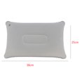 thumbnail image 4 of Billuyoard Plegable portátil para viajes al aire libre, almohada para dormir, tienda de campaña, almohada inflable, avión, hotel, descanso, almohadas Juegos de cama gris claro Billuyoard JJ4668-03B, 4 of 6