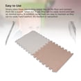 thumbnail image 3 of 10pcs Soft Plush, Thickened Interlocking Puzzle Area Rugs, Cuttable Foam Carpet Tiles for Living Room, Bedroom, 3 of 7