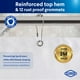 thumbnail image 5 of Cortina de ducha CLOROX 2 en 1 impermeable 100% poliéster blanca, 5 of 8