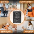 thumbnail image 5 of Plexon Milkhouse Utility Electric Heater with Thermostat Adjustable Overheat Protection Perfect for Garage Workshop Home, 1500-Watt Black, 5 of 8