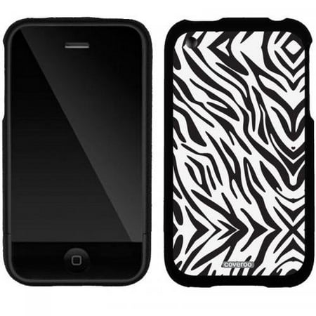 Zebra Black design on iPhone 3G/3GS Slider Case by Coveroo