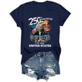 thumbnail image 4 of enyan Fourth Of July Outfit Women 250 Years America Anniversary 250th Independence Day Freedom T-Shirt Unisex and Wo Anniversary Outfits,Navy,S, 4 of 7