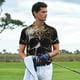 thumbnail image 3 of Fotbe Gold Pattern Black Skull Camiseta Polo de Golf para Hombre con Estampado – Camisa Deportiva Transpirable con Cuello Abotonado-Medium, 3 of 6